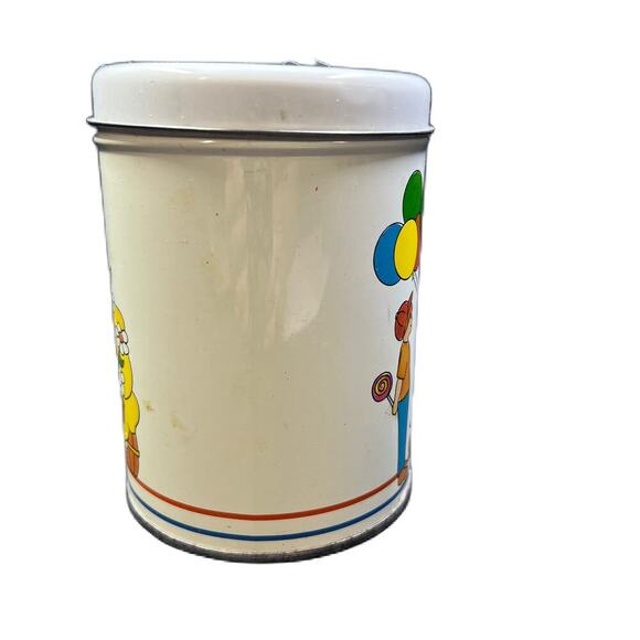 Vintage Clown with Balloons/Boy with Lollipop Tin Can - Picture 5 of 9